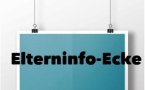 Plipchart auf dem das Wort Elterninfo steht